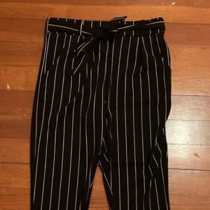 Striped dress pants